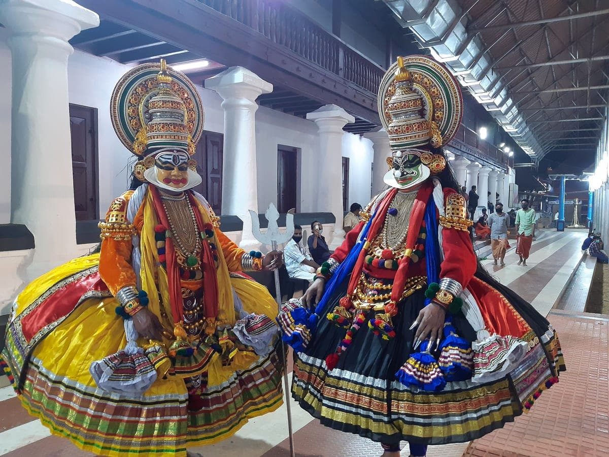 Kathakali, Kerala — An evening of Kerala's classical theatre.
